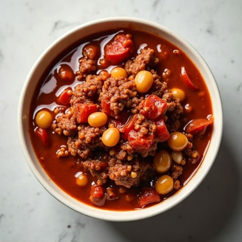 Hearty Slow Cooker Beef Chili