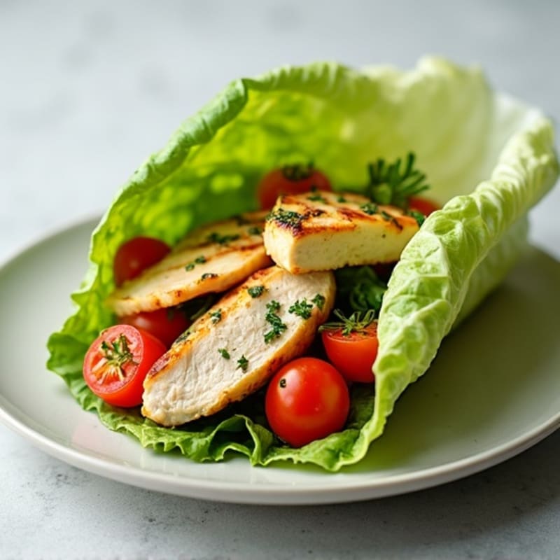 Herb-Grilled Chicken Lettuce Wrap
