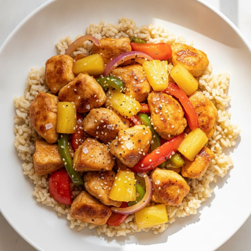 Sweet and Sour Chicken with Pineapple