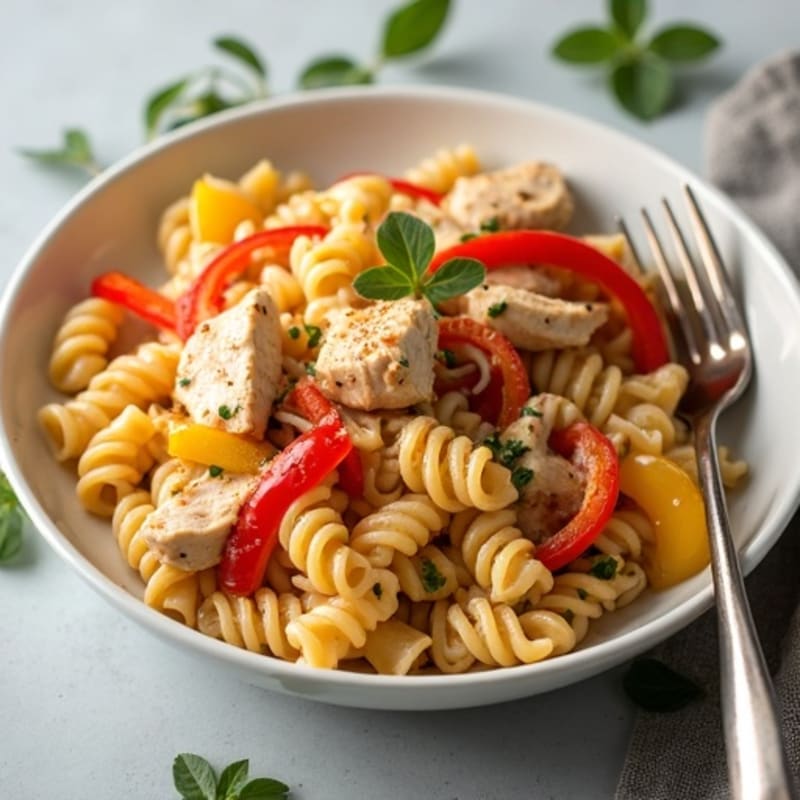 Creamy Cajun Chicken Pasta with Bell Peppers