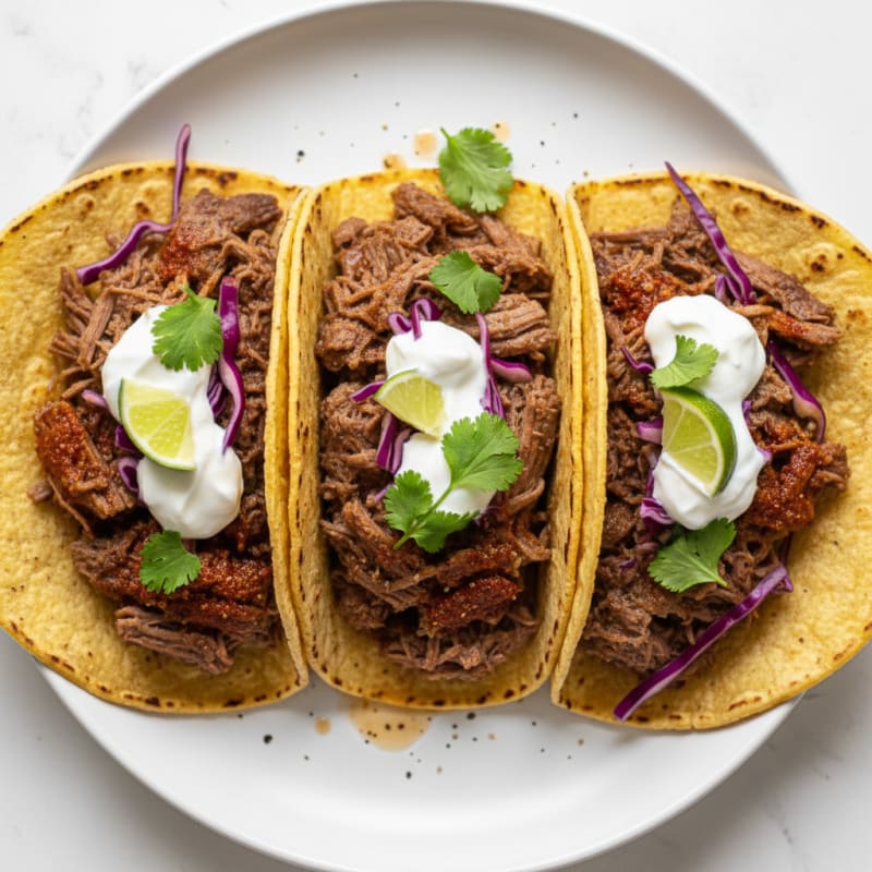 Tender Slow-Cooked Smoky Beef Tacos