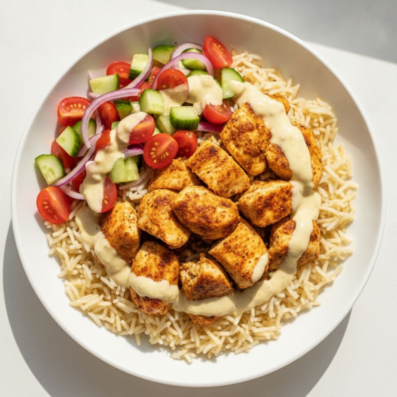 Chicken Shawarma Rice Bowl