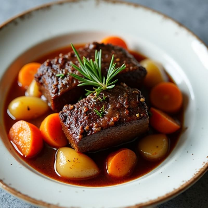 Tender Slow-Braised Short Ribs