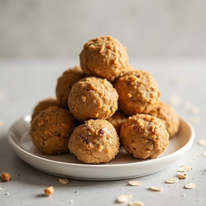 Creamy No-Bake Peanut Butter Protein Cookie Dough Bites