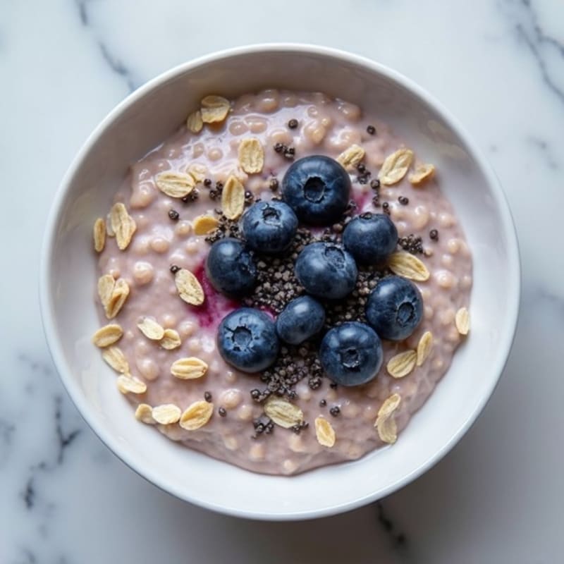 Creamy Blueberry Overnight Oats