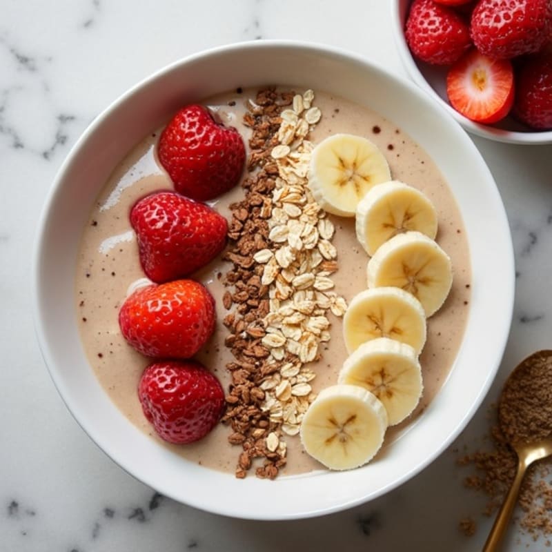 Creamy Protein-Packed Coffee Smoothie Bowl