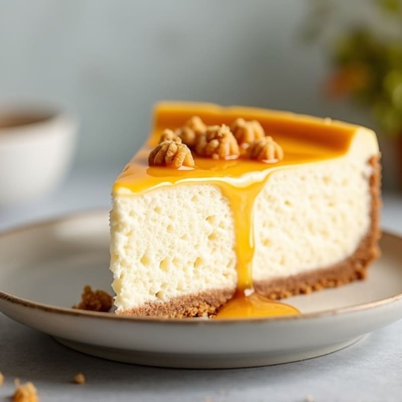 Creamy Greek Yogurt Protein Cheesecake
