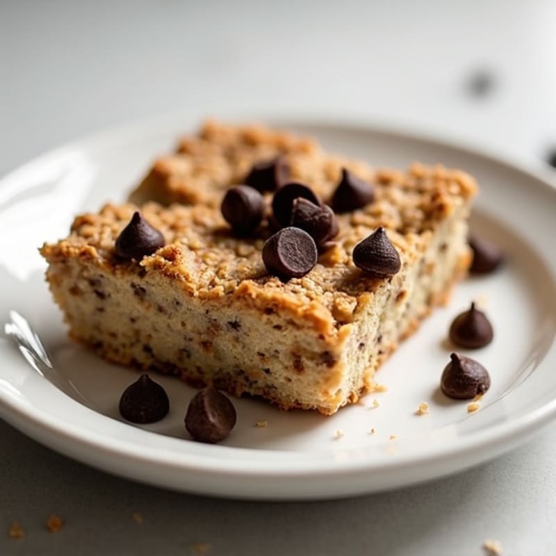 Baked Chocolate Chip Protein Oats