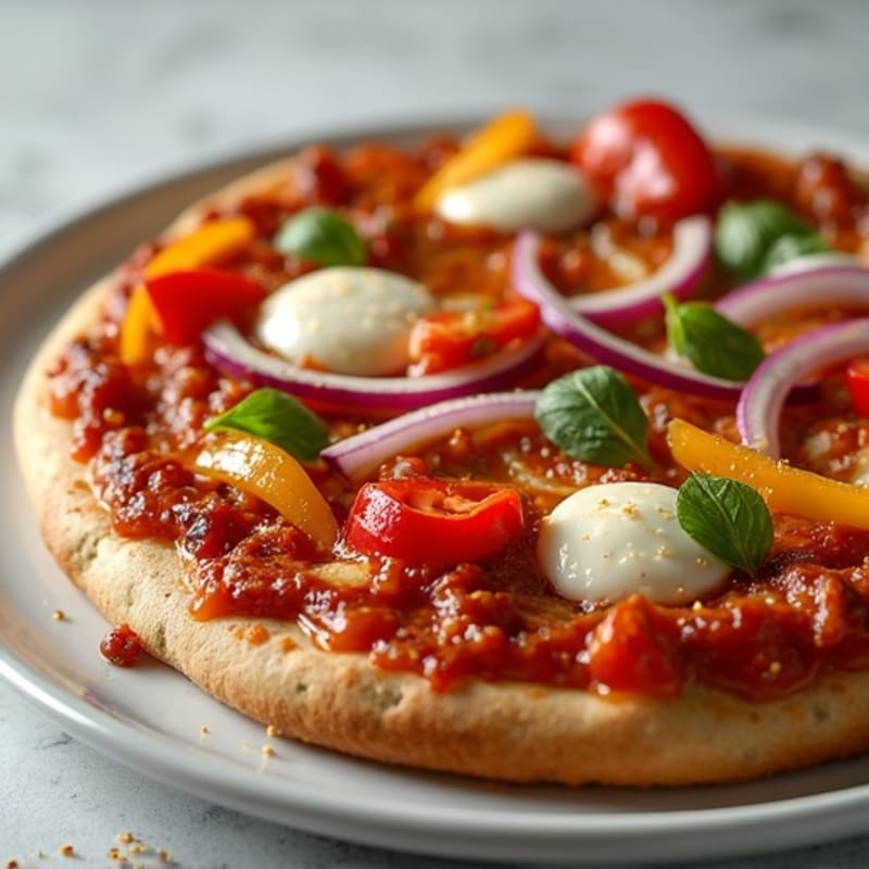 Crispy BBQ Chicken Flatbread Pizza