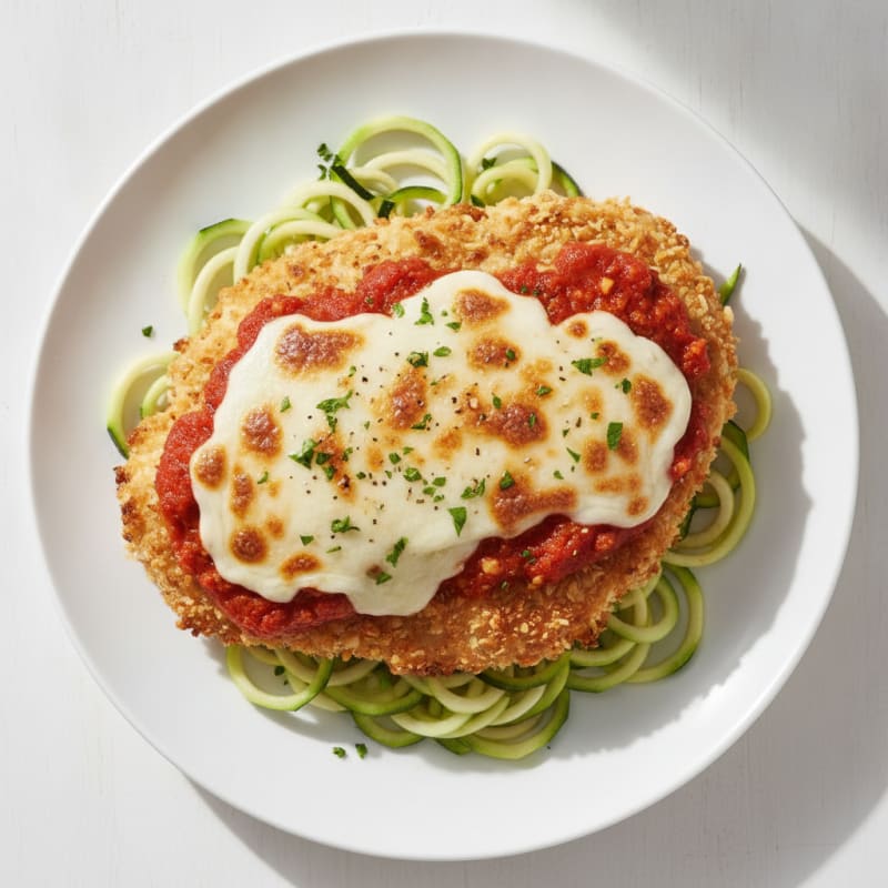 Crispy Chicken Parmesan with Marinara