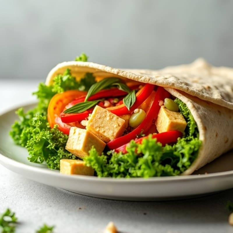 Fresh Garden Veggie Wrap