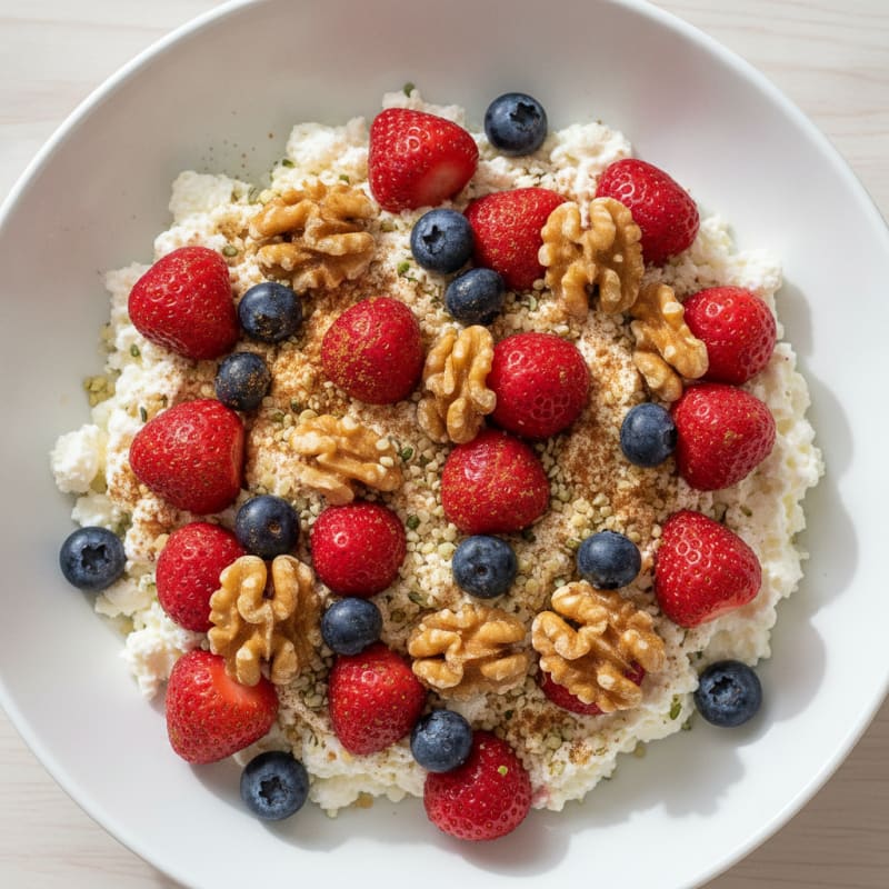 Cottage Cheese with Berries