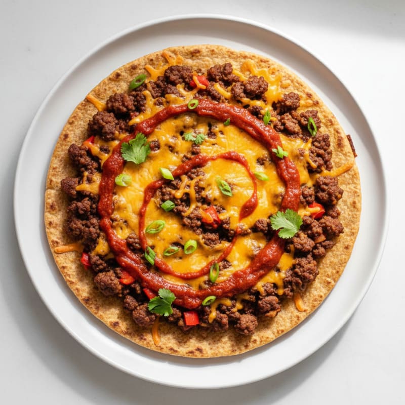 Crispy Chili Beef Tortilla Bake