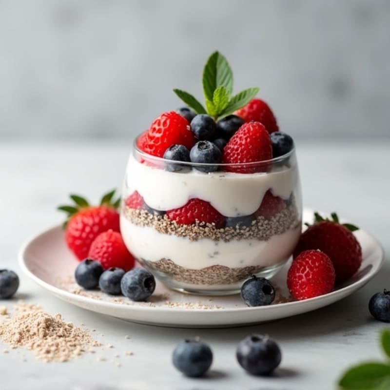 Protein-Packed Overnight Chia Seed Parfait