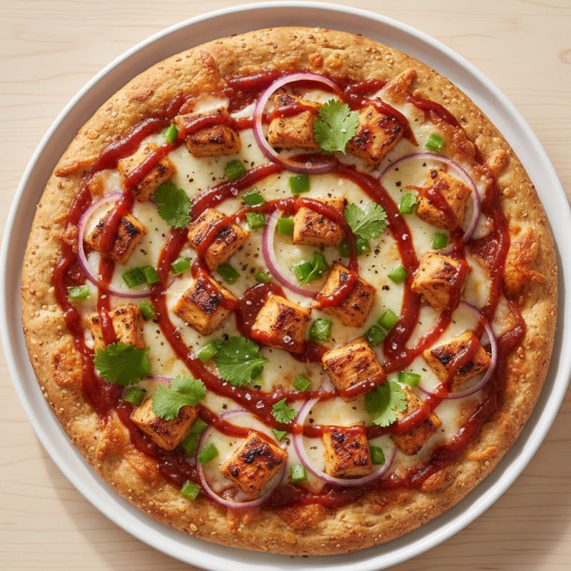Smoky BBQ Chicken Flatbread Pizza