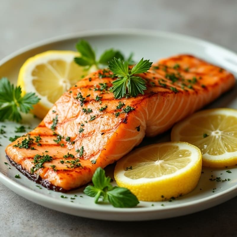 Lemon Herb Grilled Salmon
