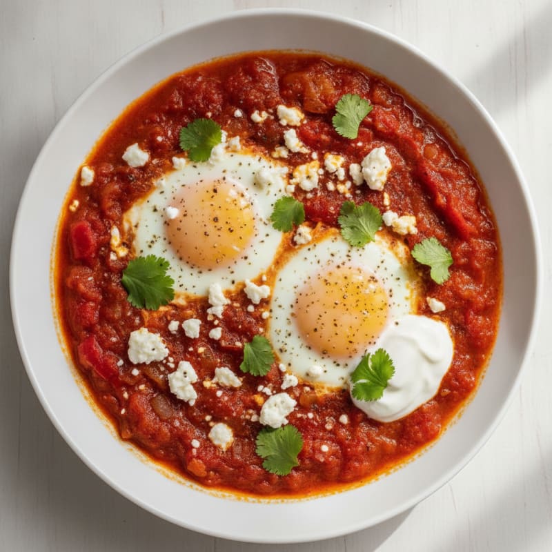 Shakshuka with Feta and Herbs
