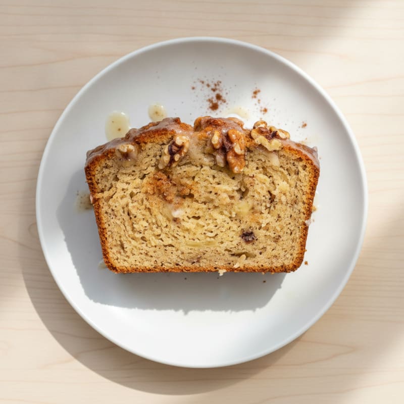 High-Protein Classic Banana Walnut Loaf