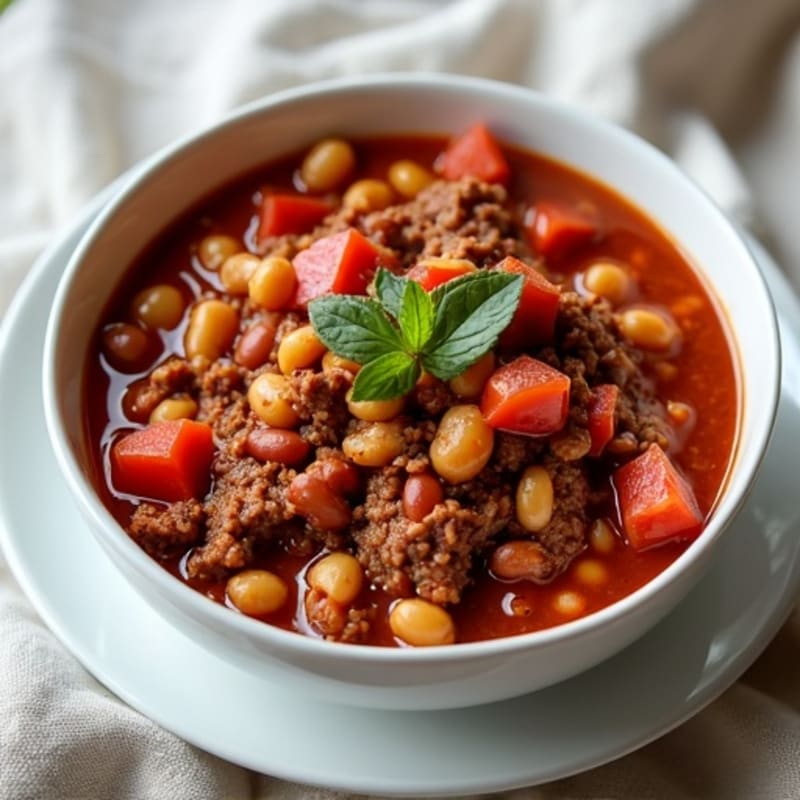 Healthy Slow Cooker Beef Chili