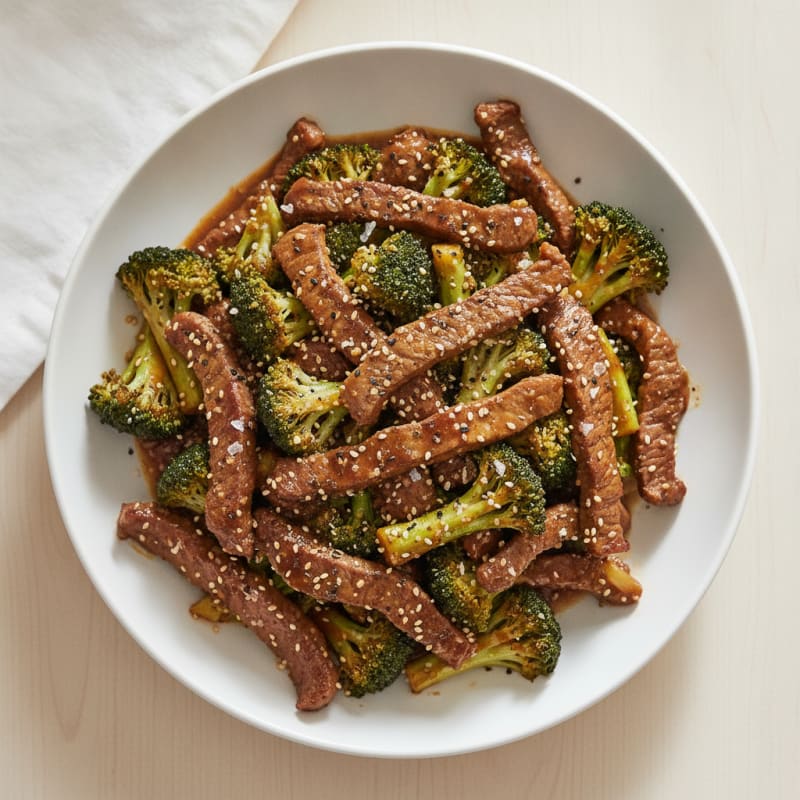 Sesame Beef & Broccoli Stir-Fry