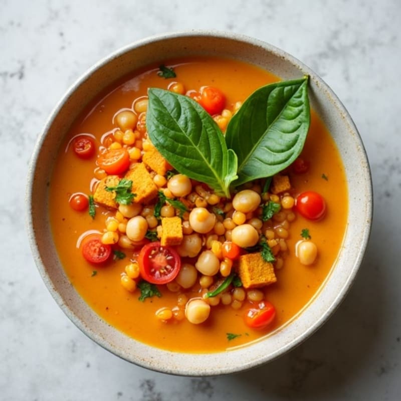 Silky Coconut Curry Lentil Stew
