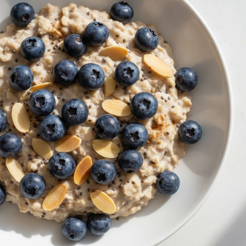 Blueberry Almond Overnight Oats