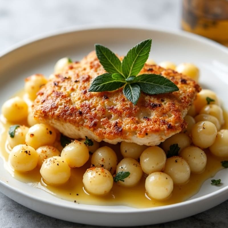 Crispy Pan-Seared Cauliflower Gnocchi with Sage Brown Butter