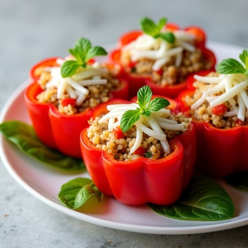 Protein-Packed Turkey and Quinoa Stuffed Bell Peppers