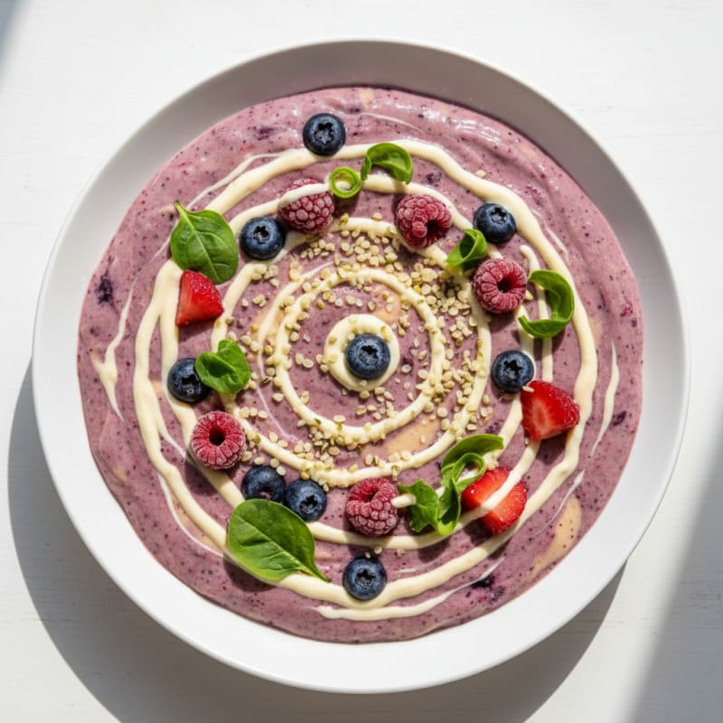 Creamy Banana Berry Smoothie