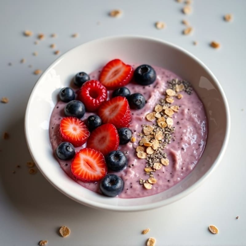 Protein-Packed Vanilla Berry Overnight Oats