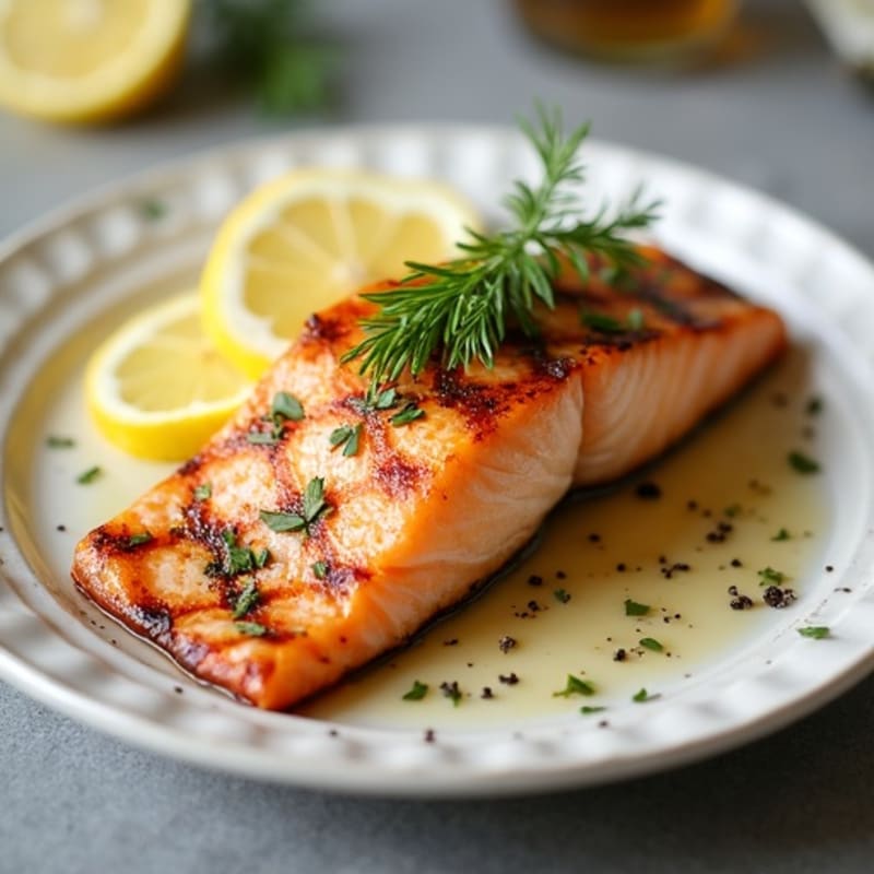 Lemon Herb Grilled Salmon