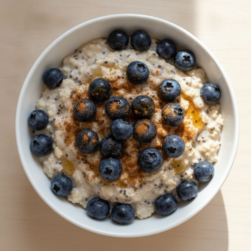 Berry Protein Overnight Oats