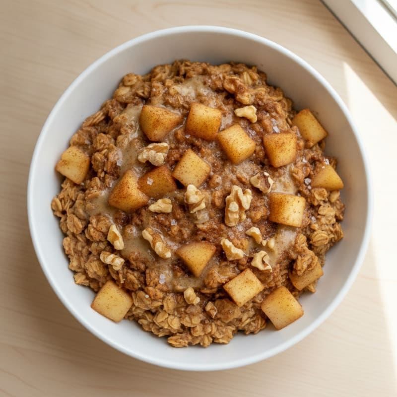 Baked Apple Cinnamon Oatmeal