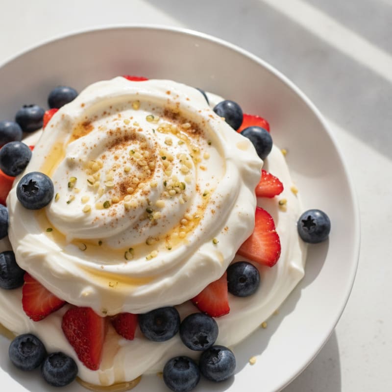 Creamy Greek Yogurt Berry Parfait