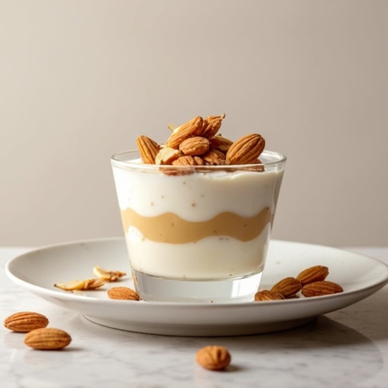 Creamy Greek Yogurt Protein Parfait with Almonds