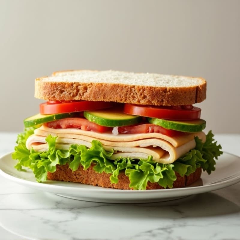 Healthy Turkey Club Sandwich