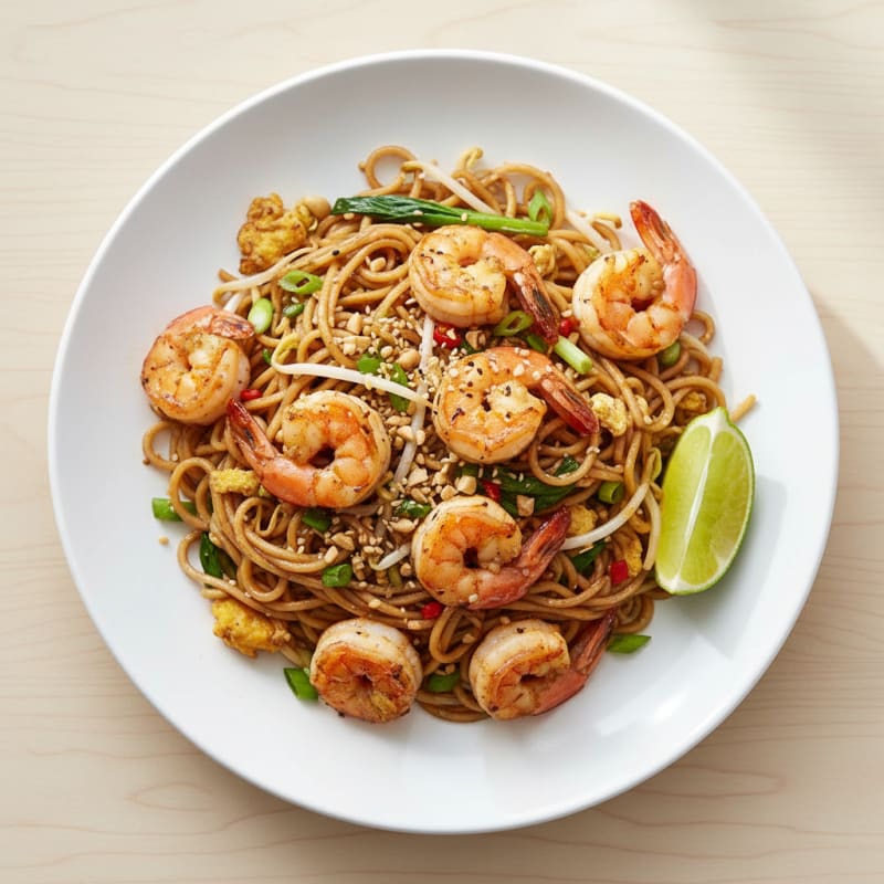 Shrimp Pad Thai Noodles