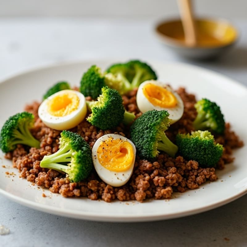 Savory Ground Beef and Crispy Broccoli Stir-Fry