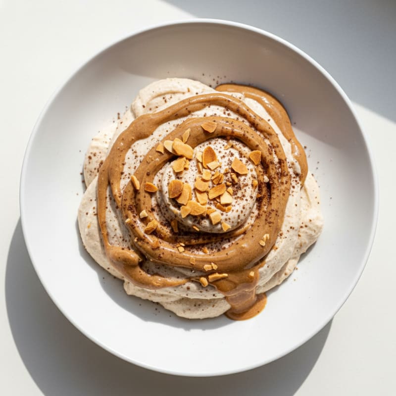 Greek Yogurt Protein Mousse with Almond Butter
