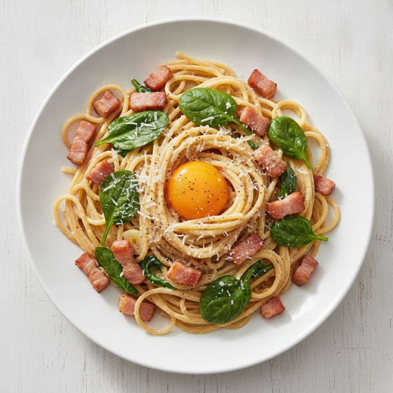 Classic Carbonara with Pancetta and Egg