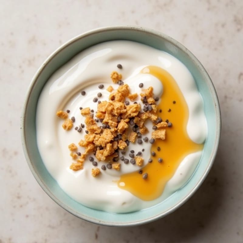 Silky Greek Yogurt Protein Pudding with Almond Butter