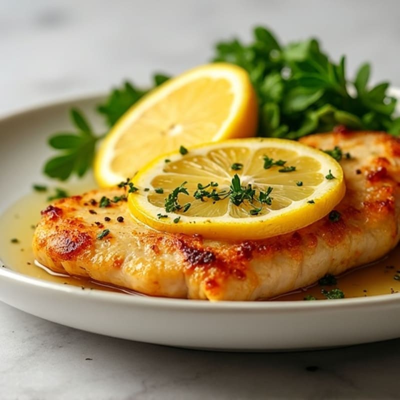 Lemon Garlic Pan-Seared Chicken Breast