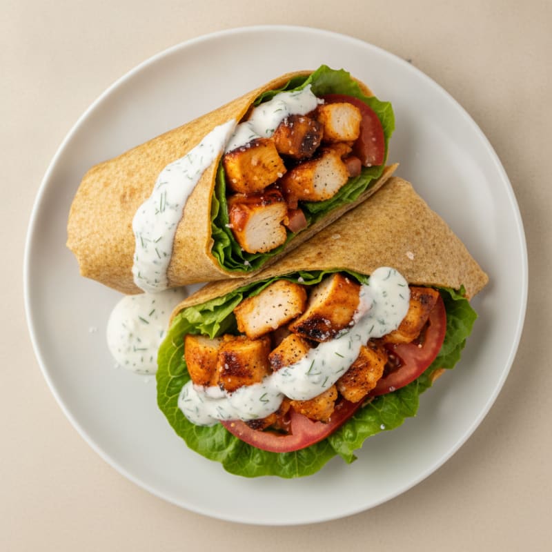 Buffalo Ranch Chicken Wrap