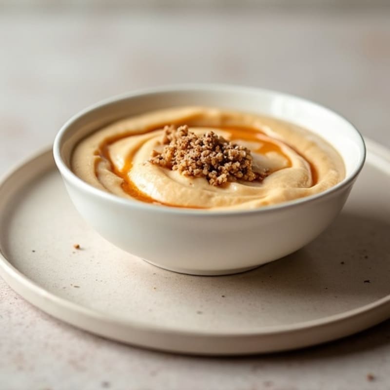 Creamy Vegan Protein Pudding with Almond Butter Swirl