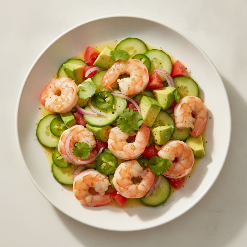Shrimp Avocado Ceviche with Citrus Marinade