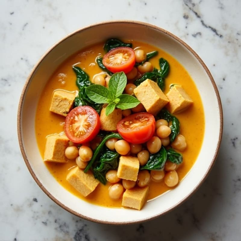 Creamy Coconut Curry Chickpea Stew