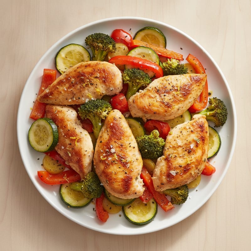Sheet Pan Lemon Herb Chicken and Veggies