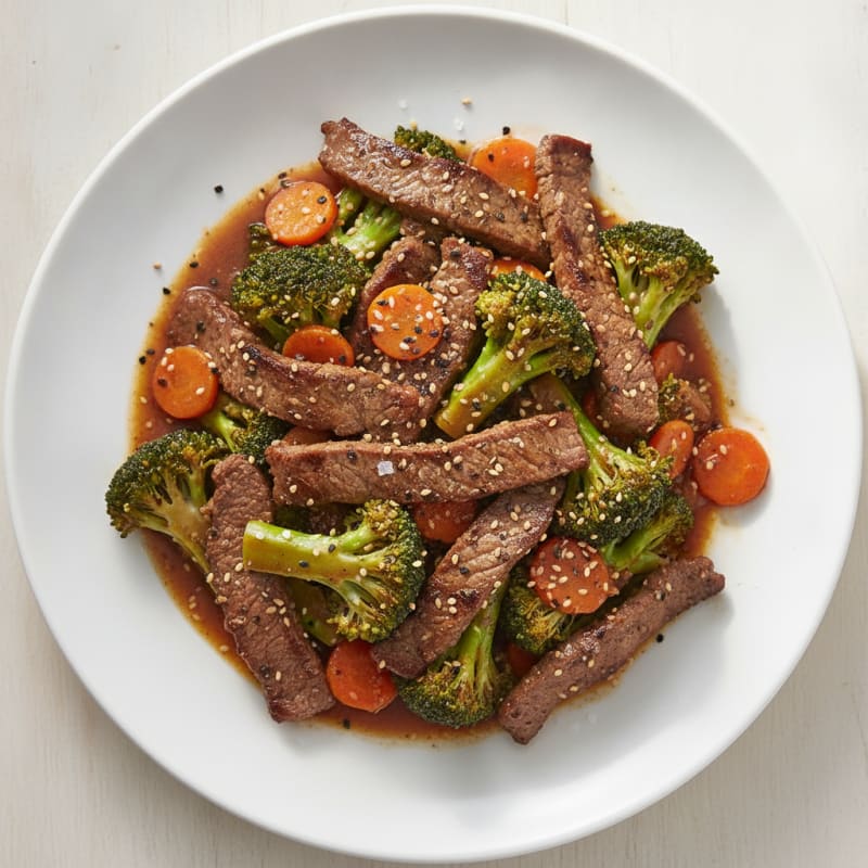 Sesame Beef and Broccoli Stir-Fry