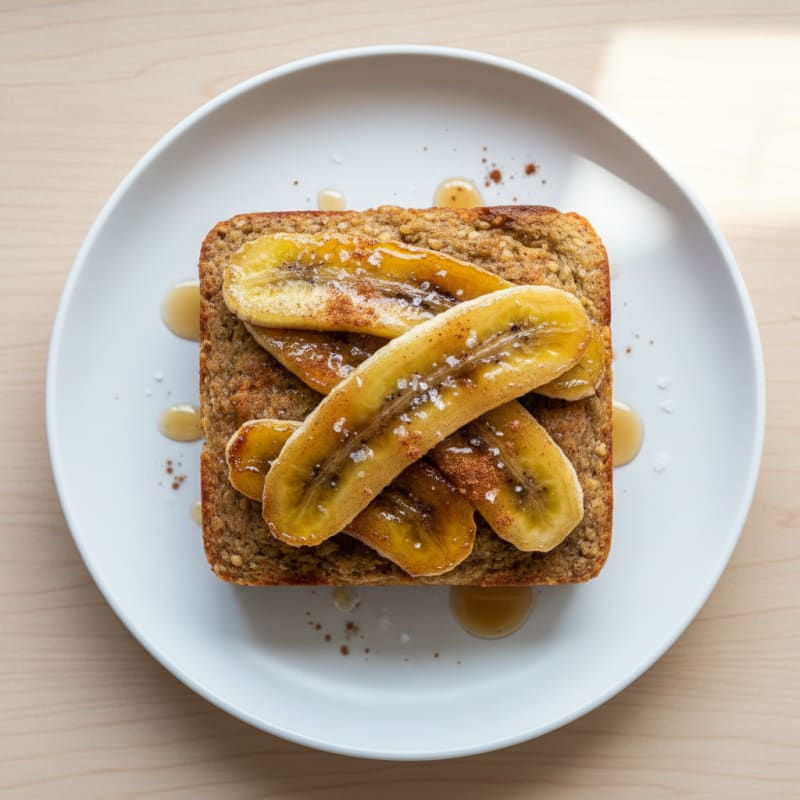 Caramelized Banana Bread Pudding