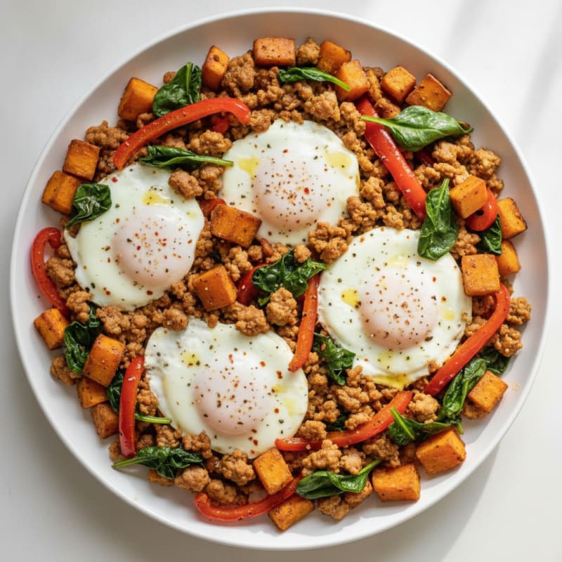 Hearty Grand Slam Breakfast Skillet